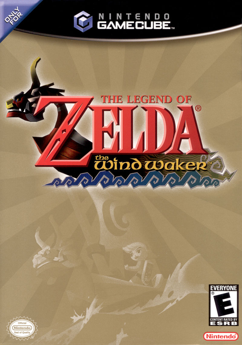 Zelda Wind Waker Limited Edition Pak box art for Gamecube